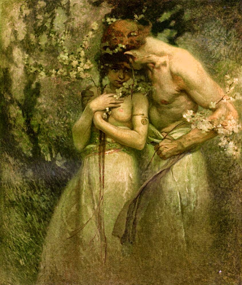 alfons mucha spring night