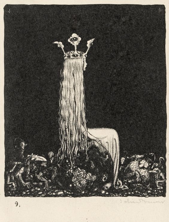 John Bauer, lithograph, from: 